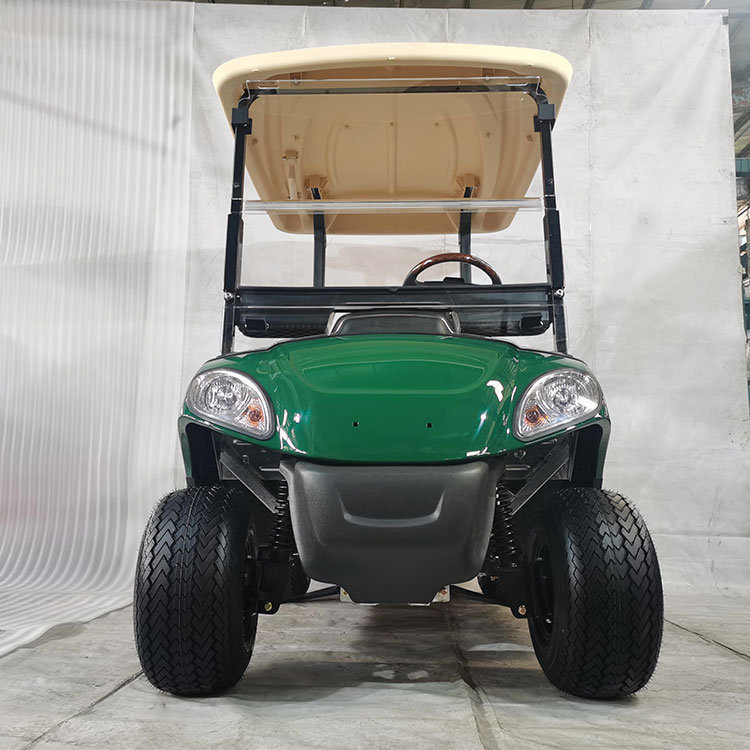 Kréta Golf Listrik 2 Kursi kanthi Baterei Lithium - Werna sing Bisa Disesuaikan