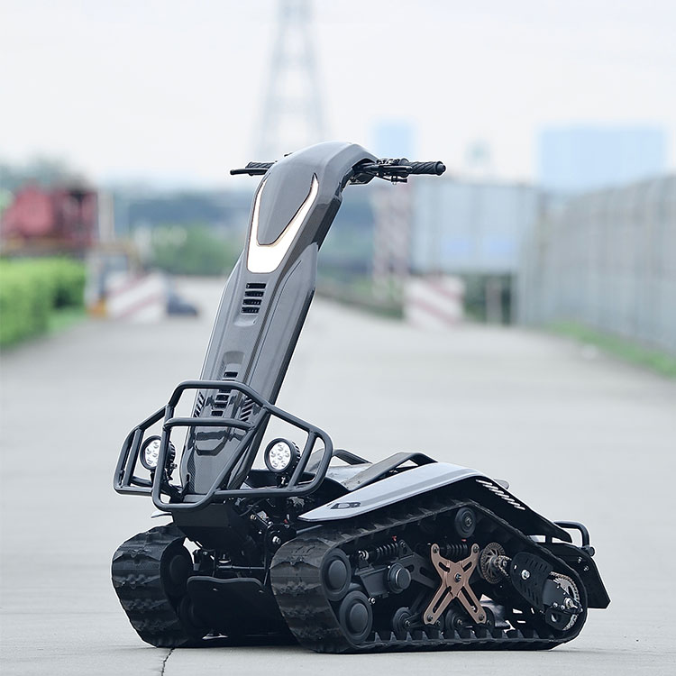 Mobil Salju Listrik Baterai Lithium Lipat 72V Kasedhiya ing Kabeh Terrain