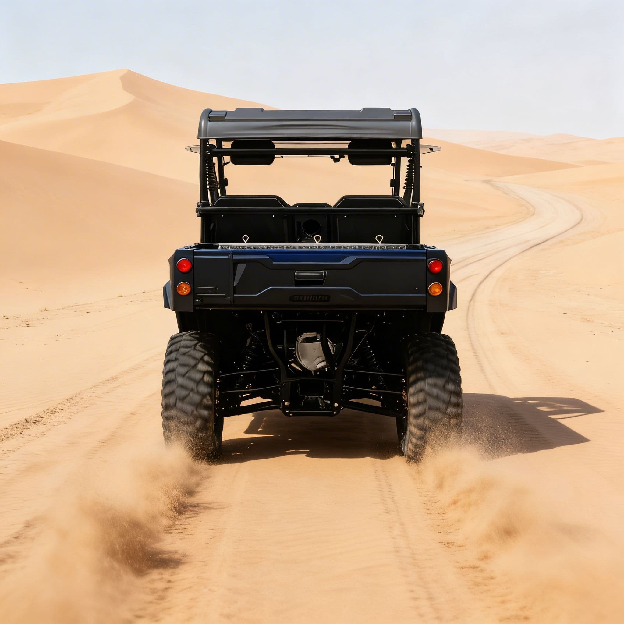 73.6V 150Ah 4WD Listrik UTV PKE Tanpa Kunci 1000kg Towing