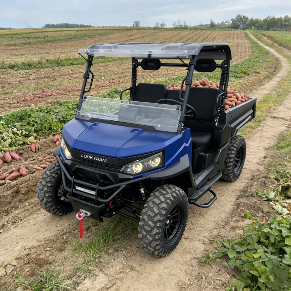 73.6V 4WD UTV 10kw AC Motor EPS Steering Baterai 150ah