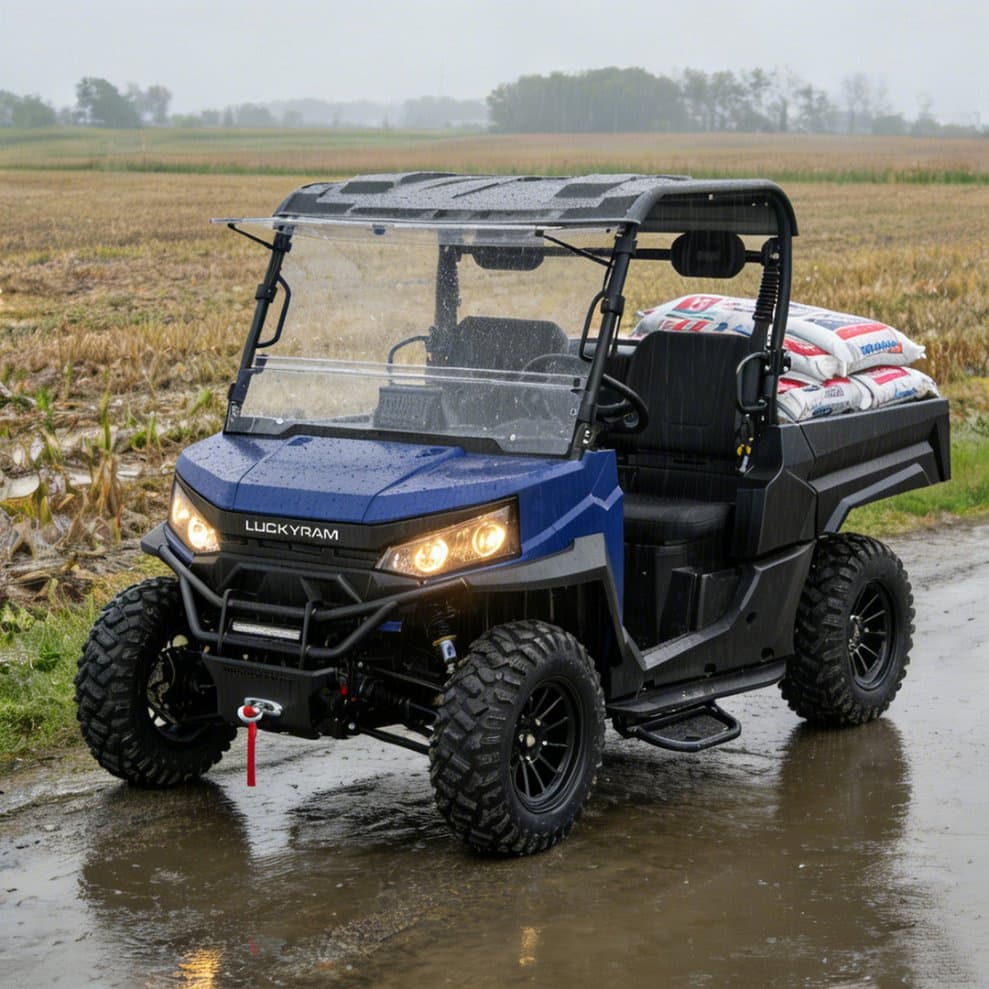 Kuat 4WD Farm UTV Lithium Battery EPS 350kg Loading 400mm Wading